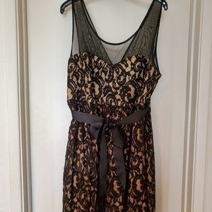 Black and Gold Evening/Cocktail/Holiday dress